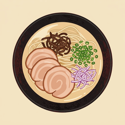 濃厚豚骨ラーメン 豚と小麦