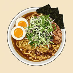 豚骨醤油ラーメン 王道家